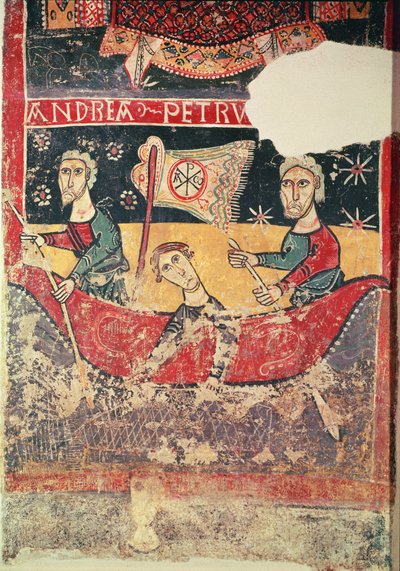 St. Peter of Sorpe: St. Andrew and St. Peter Fishing by Spanish School